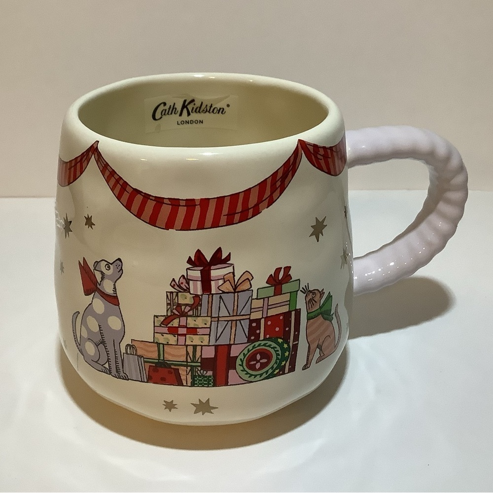 Cath Kidston Presents Twisted Handle Billie Mugs Set Of 2 New